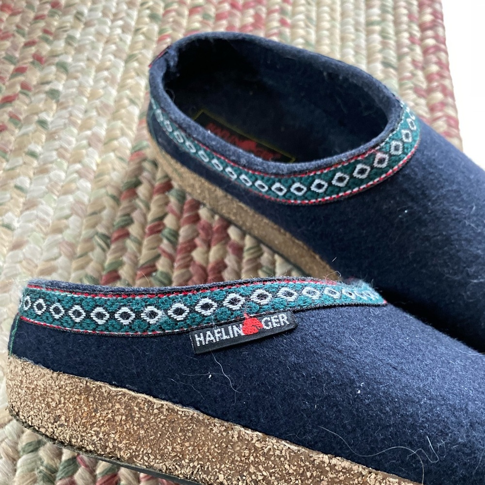 Haflinger Wool Clogs Size 39 (US 8)